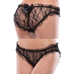 👙 Women's Sexy Sweet & Cute Black Panty👙